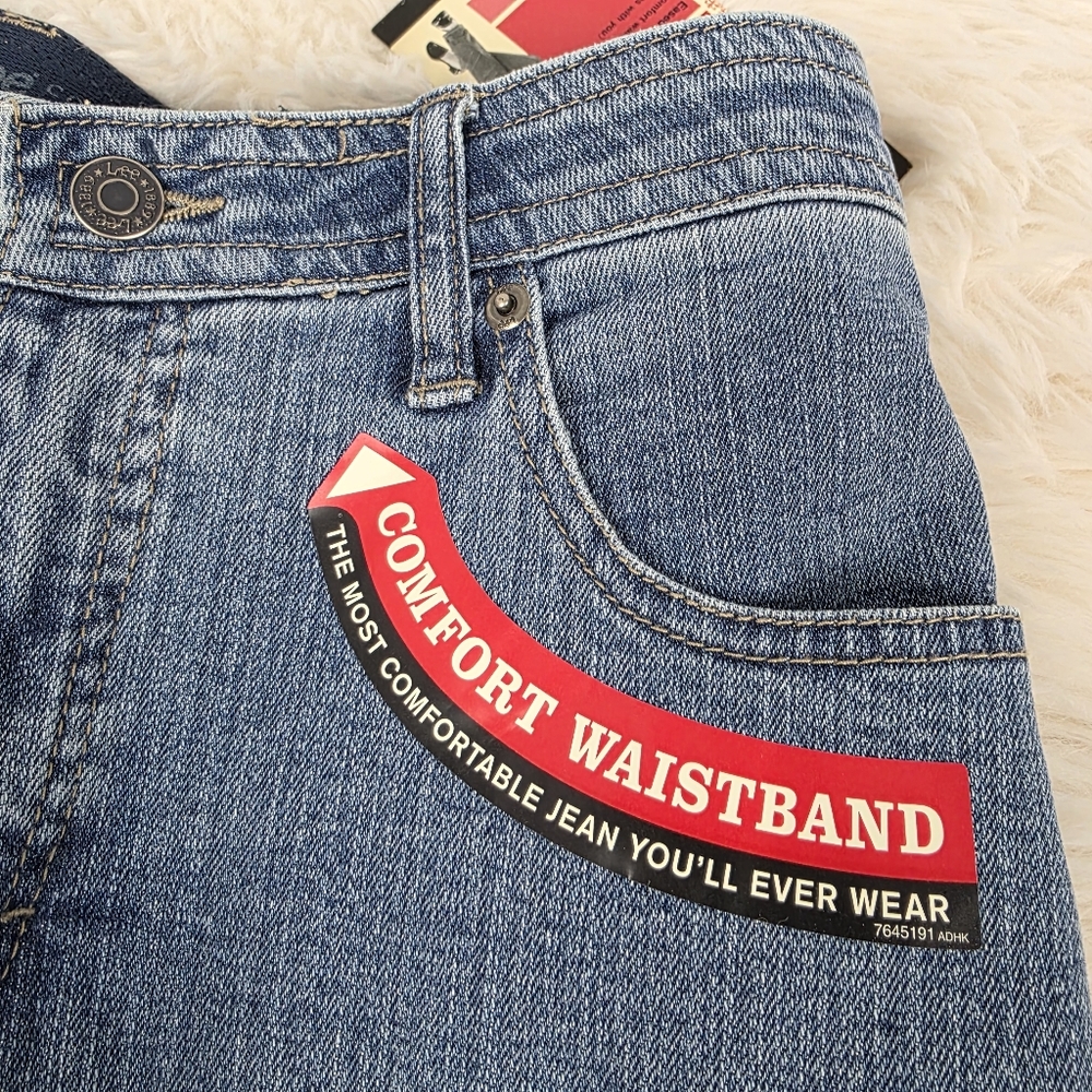 Lee Comfort Waistband Straight Leg Jeans - Picture 7 of 15